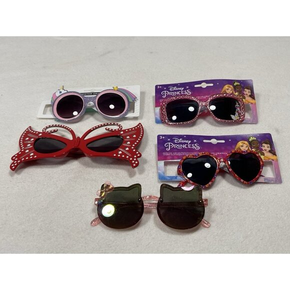 MORE & MORE Other - Kids Sunglasses Lot – Disney Princess, Unicorn & More (5 Pairs)